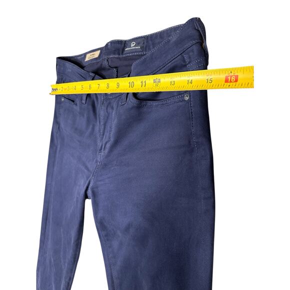 AG Adriano Goldschmied The Prima Jeans 25R Blue Mid Rise Cigarette - Picture 4 of 7